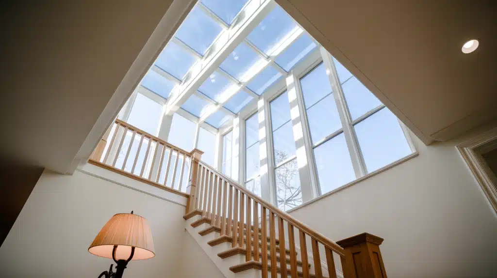 7. Ceiling Windows- Add Natural Light