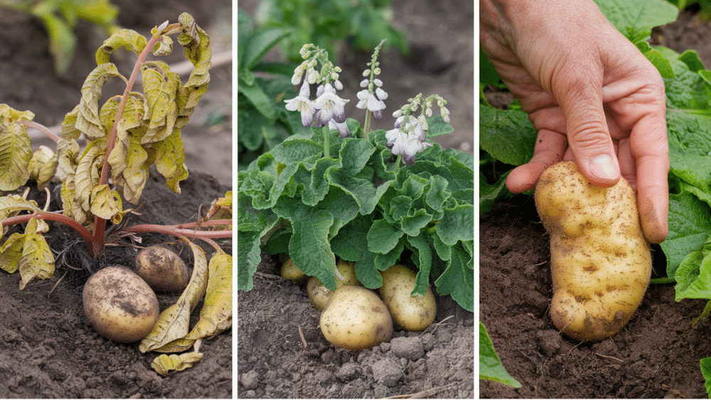 Signs That Potatoes Are Ready to Harvest