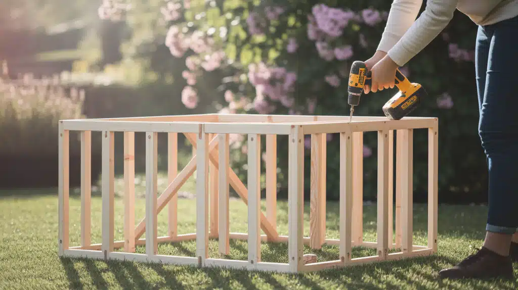 Step 2- Build DIY Fruit Cage Frame Structure