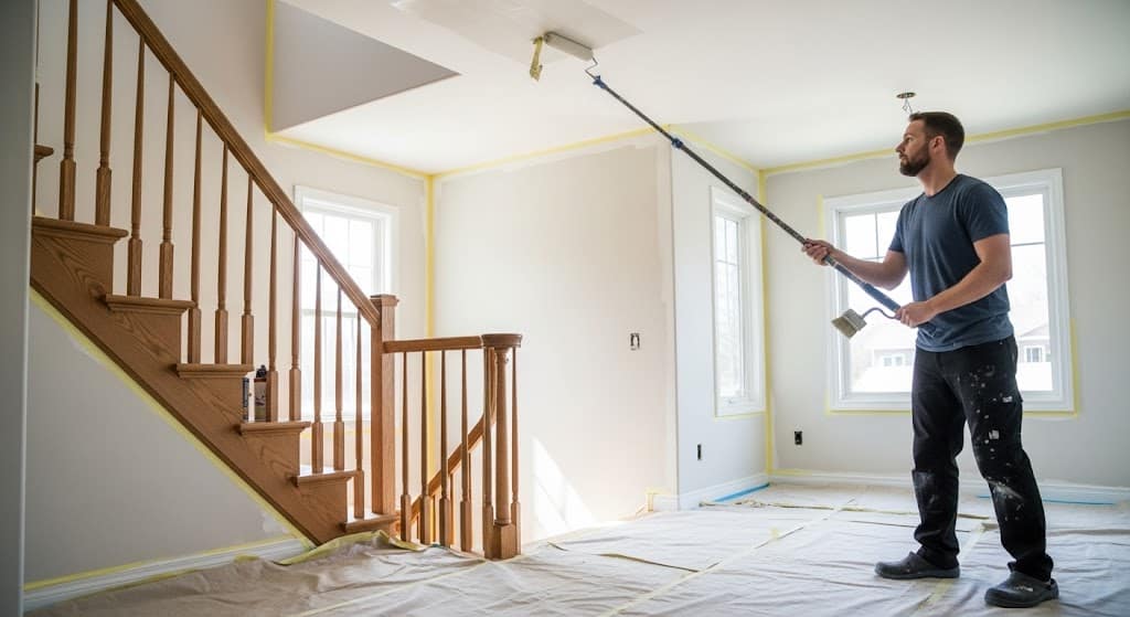 Step 2- Paint High Areas and Edges First