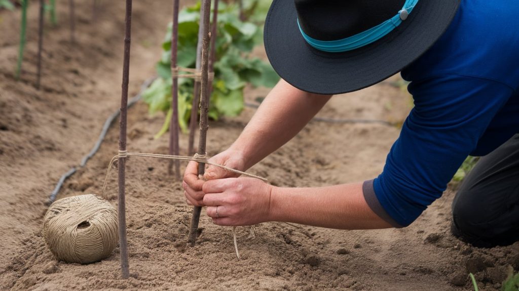 Step 2- Secure the String