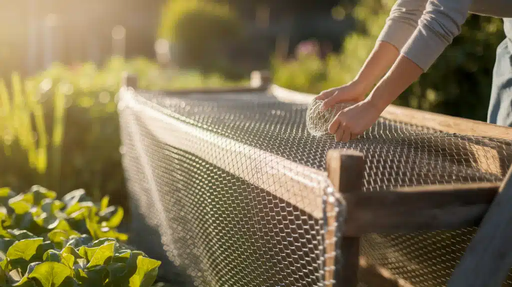 Step 3- Cover with Chicken Wire