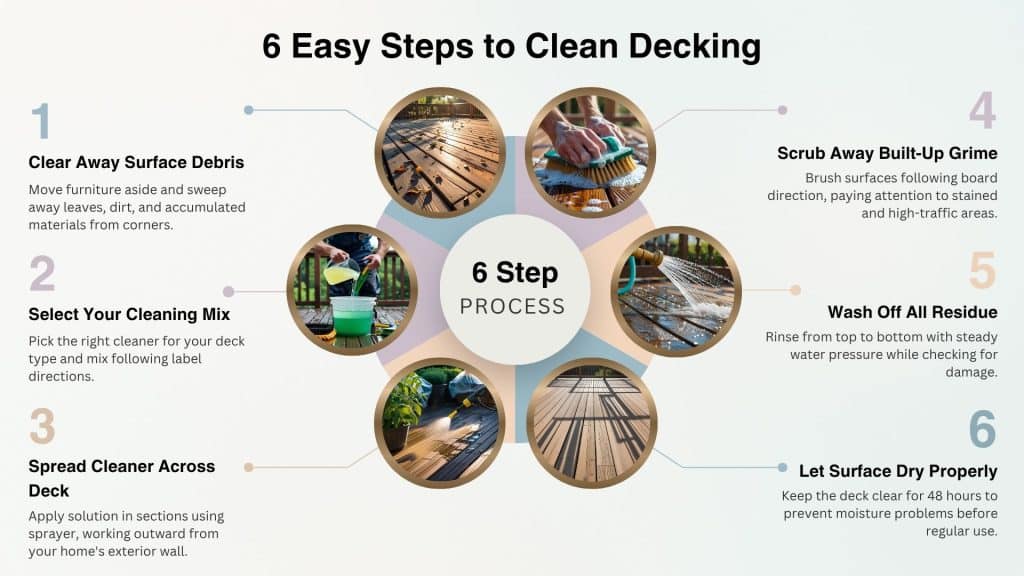 Step-By-Step Process to Clean Your Deck