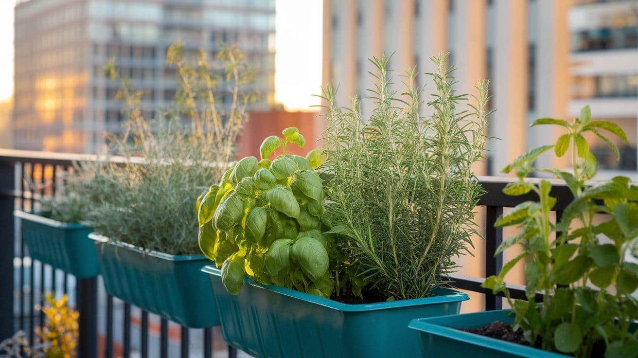 Balcony Herb Garden