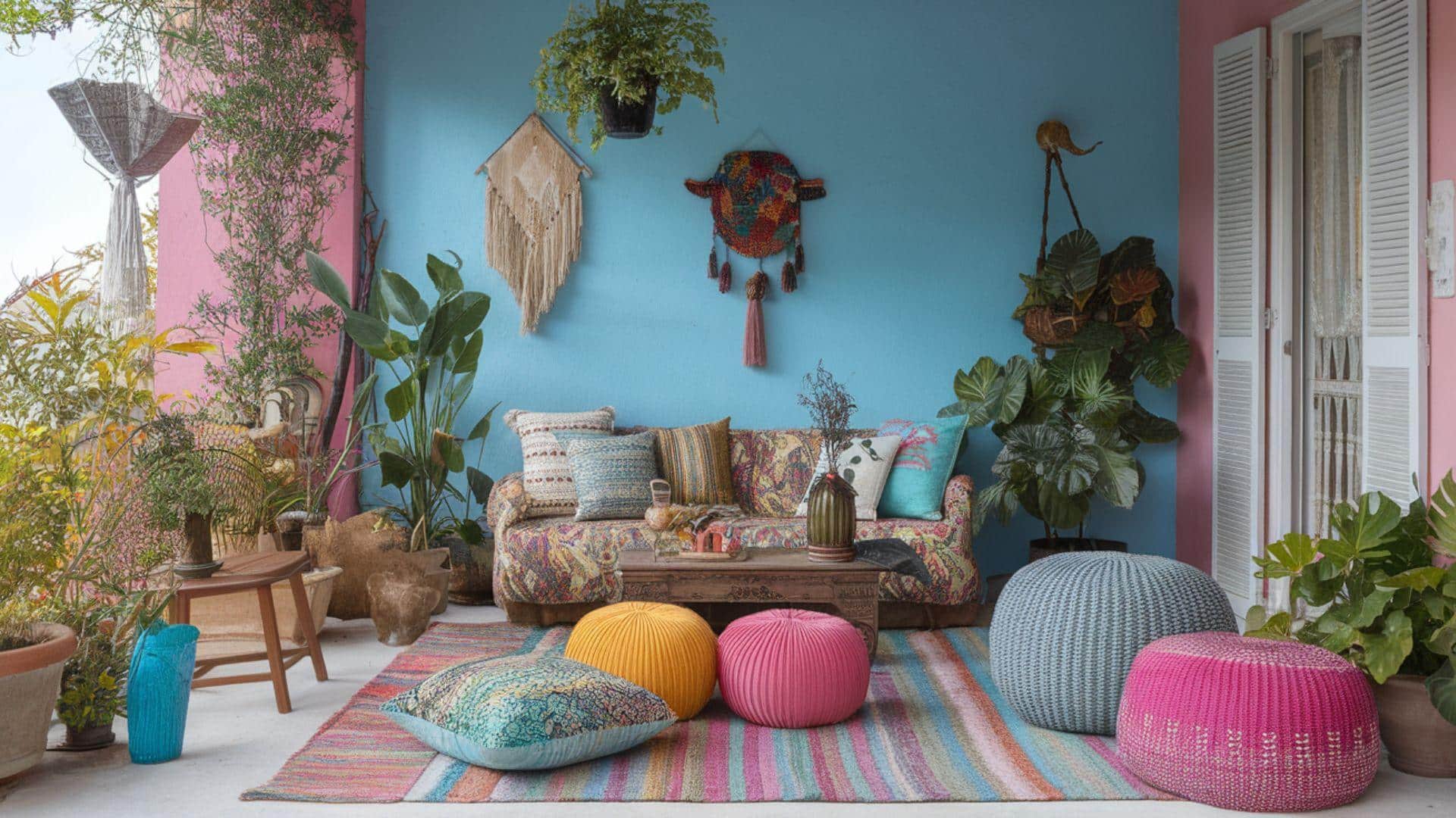 Bohemian Eclectic Patio