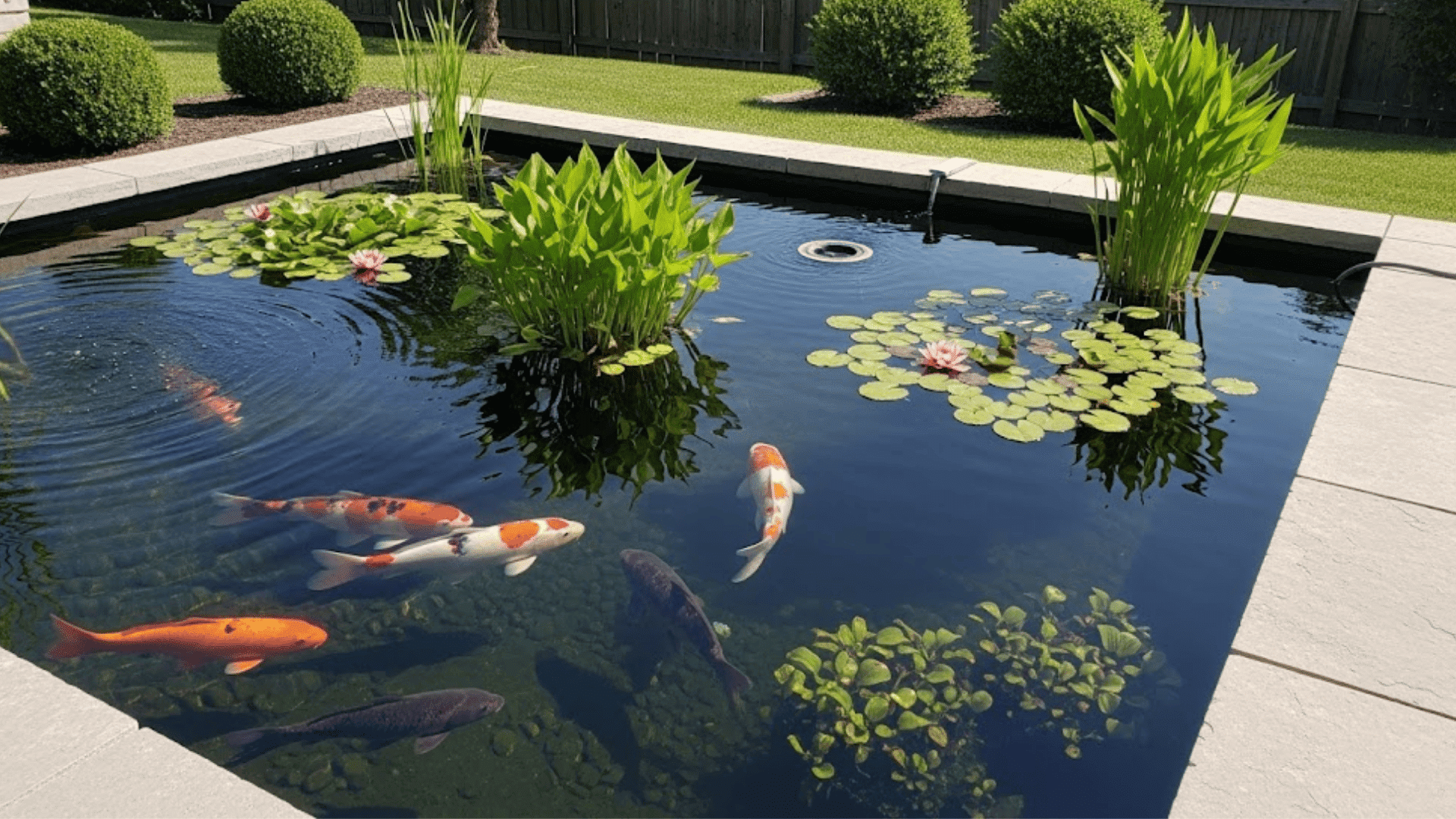 Compact Koi or Fish Pond
