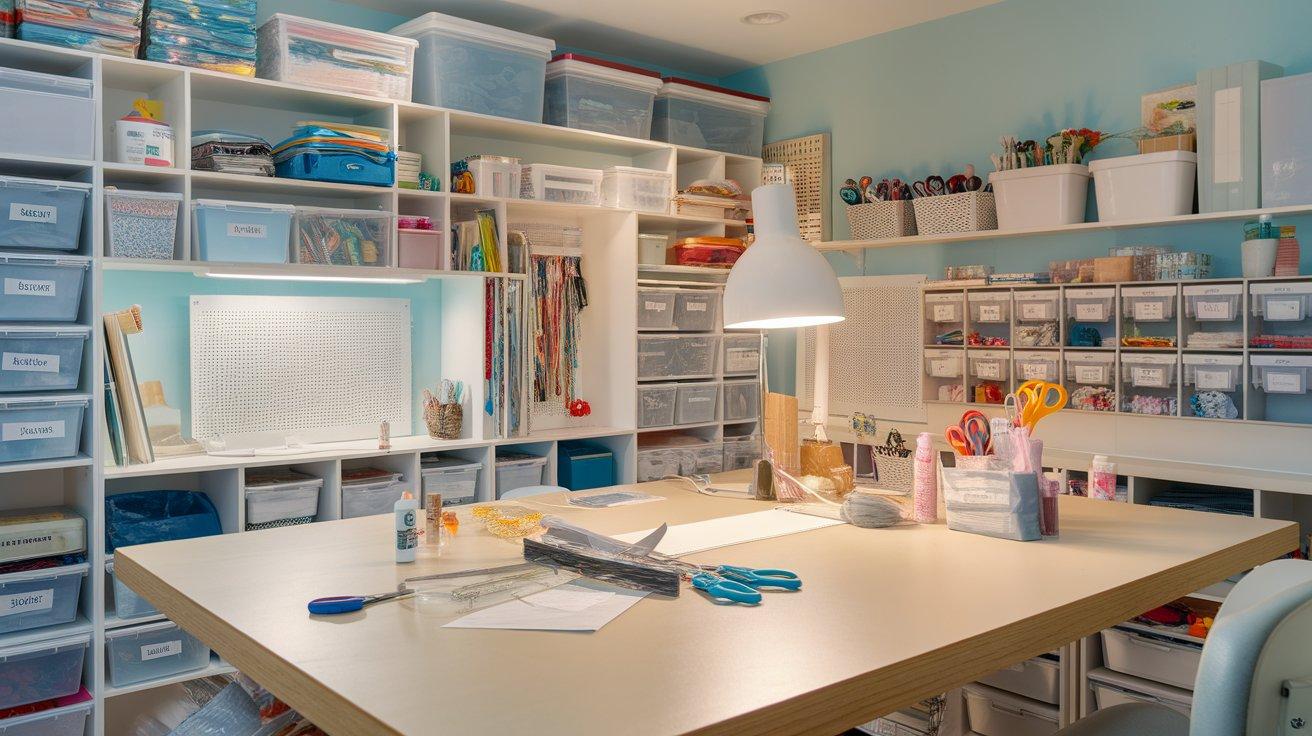 Craft Room Setup