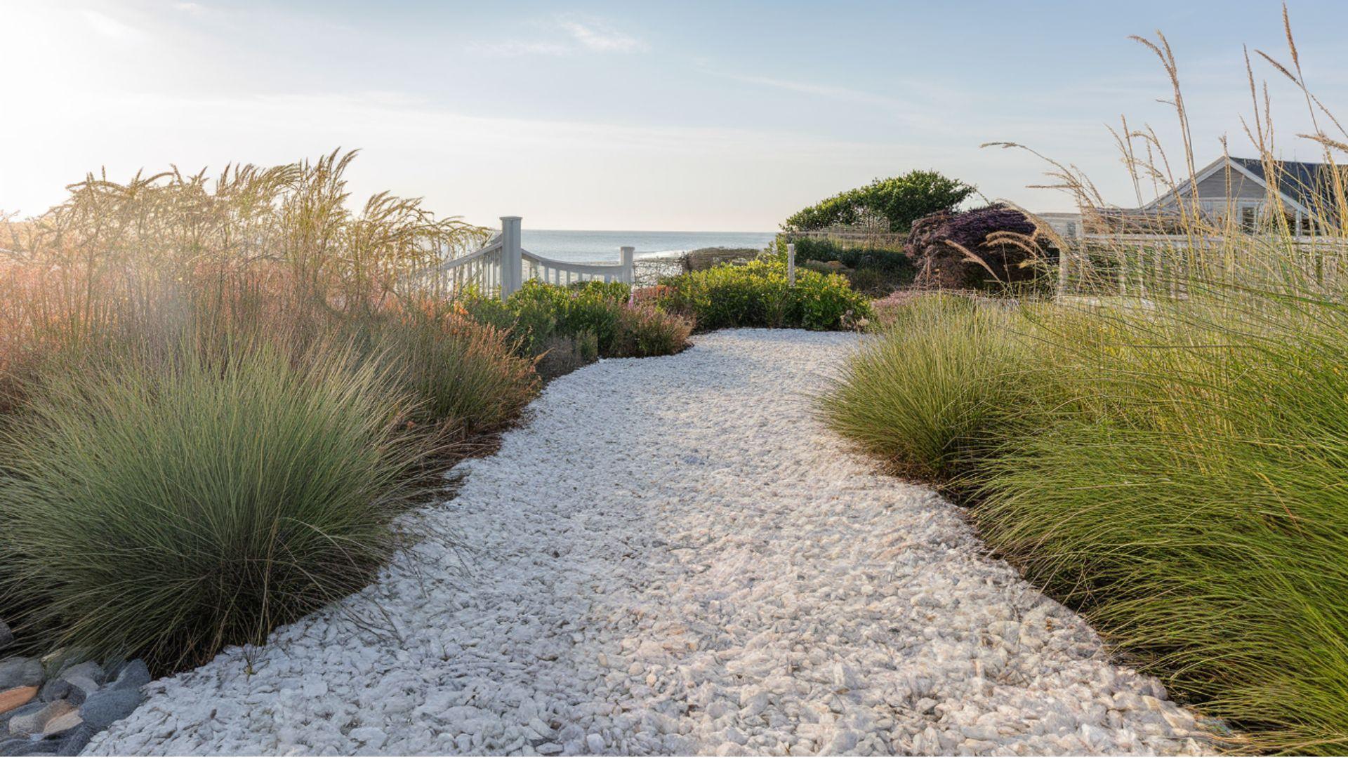 Crushed Oyster Shell Path
