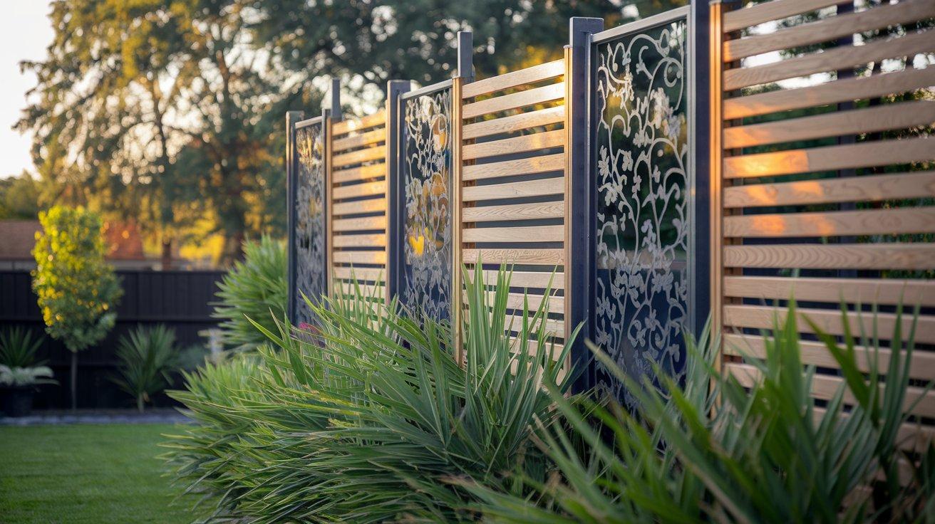 Mixed Textures Layered Screen