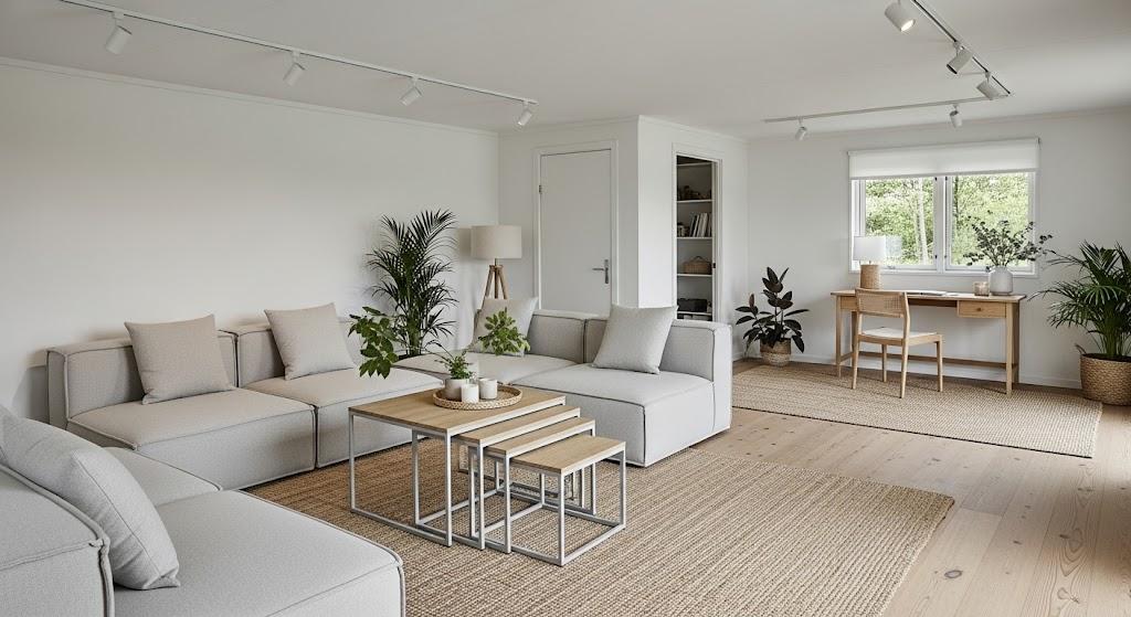 Multi-Use Space with Modular Furniture