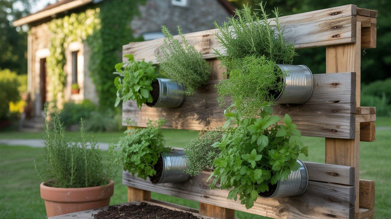 Pallet Herb Wall