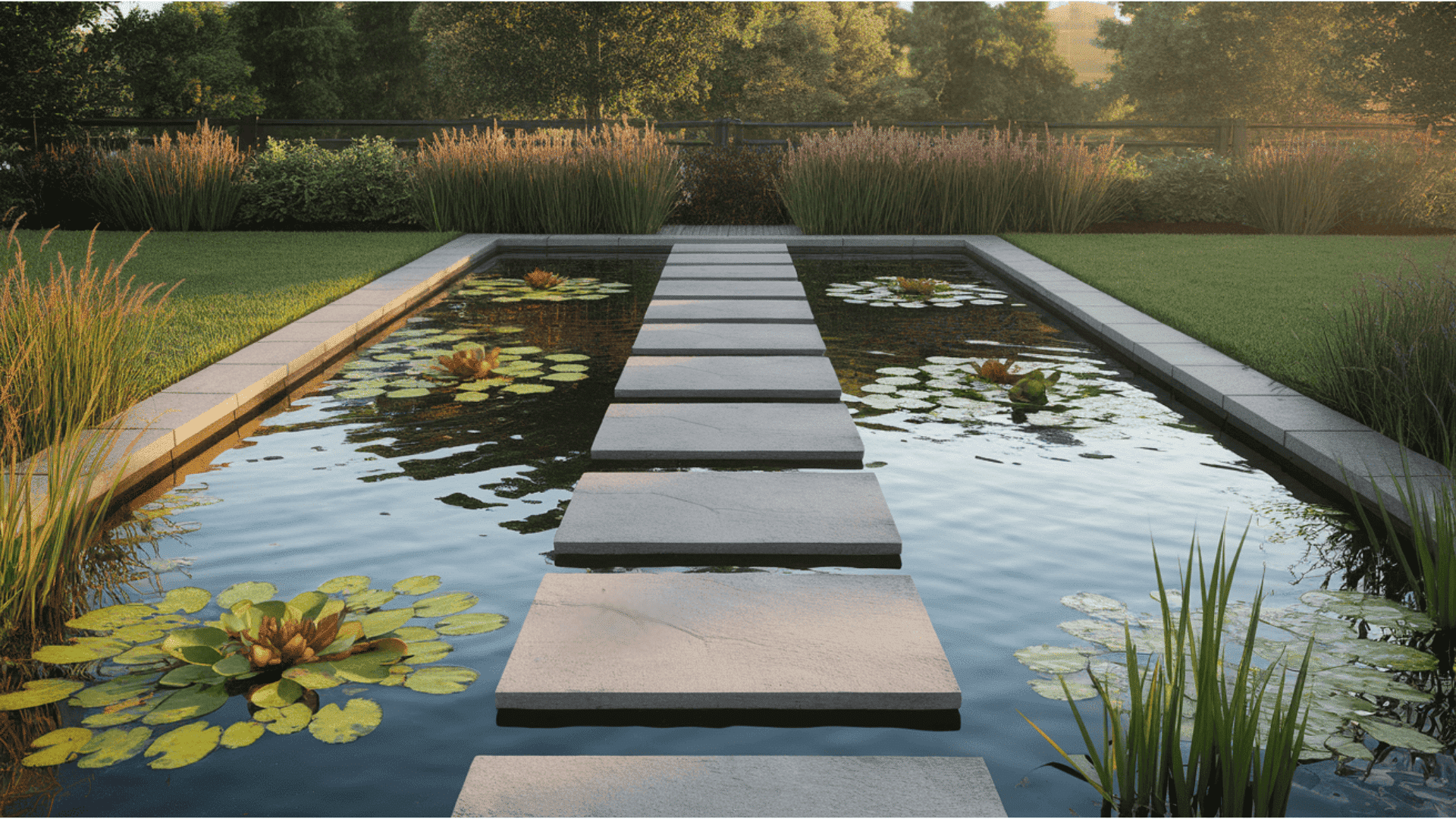 Pathway-Integrated Mini Pond