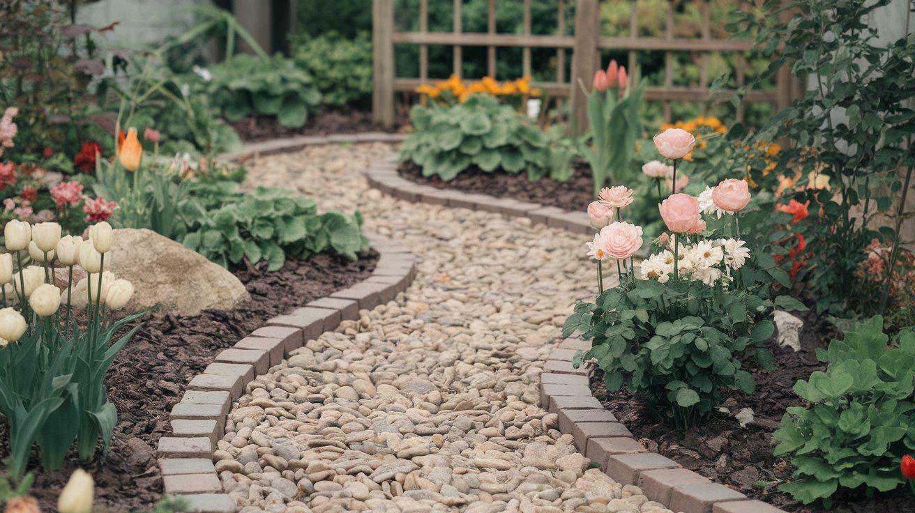 Pebble Garden Path