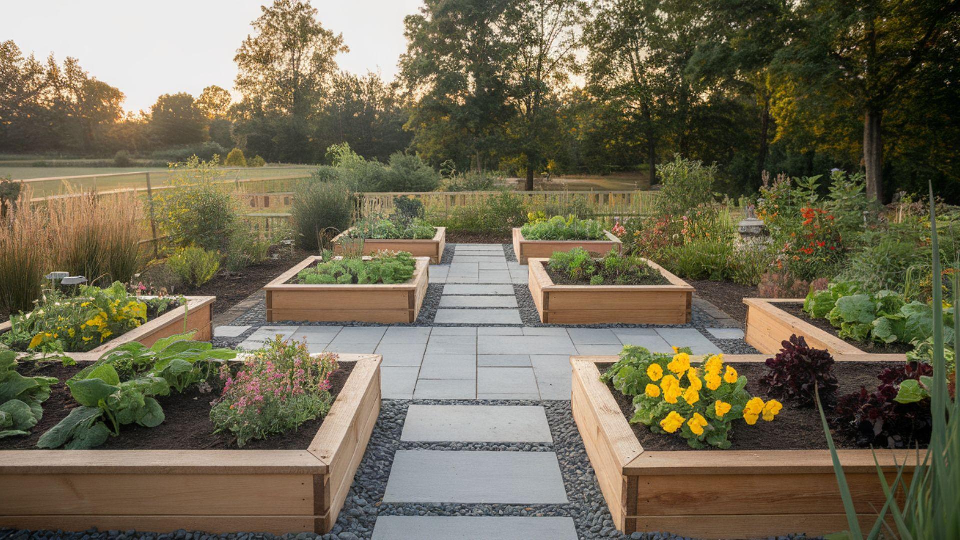 Raised Garden Bed Borders
