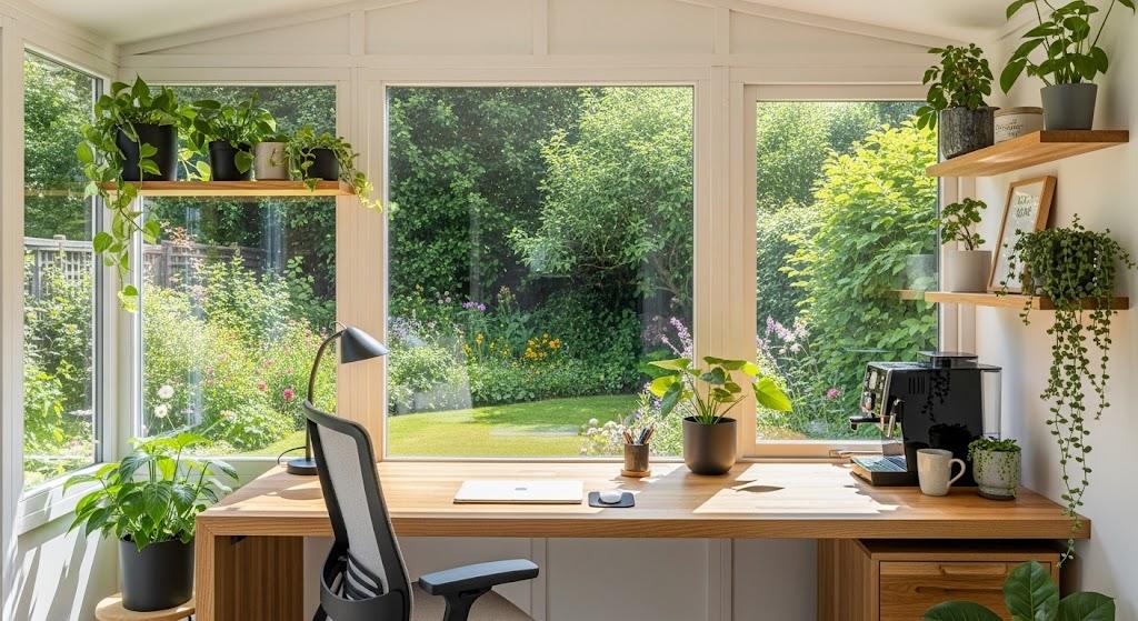 Set Up a Stylish Garden Office