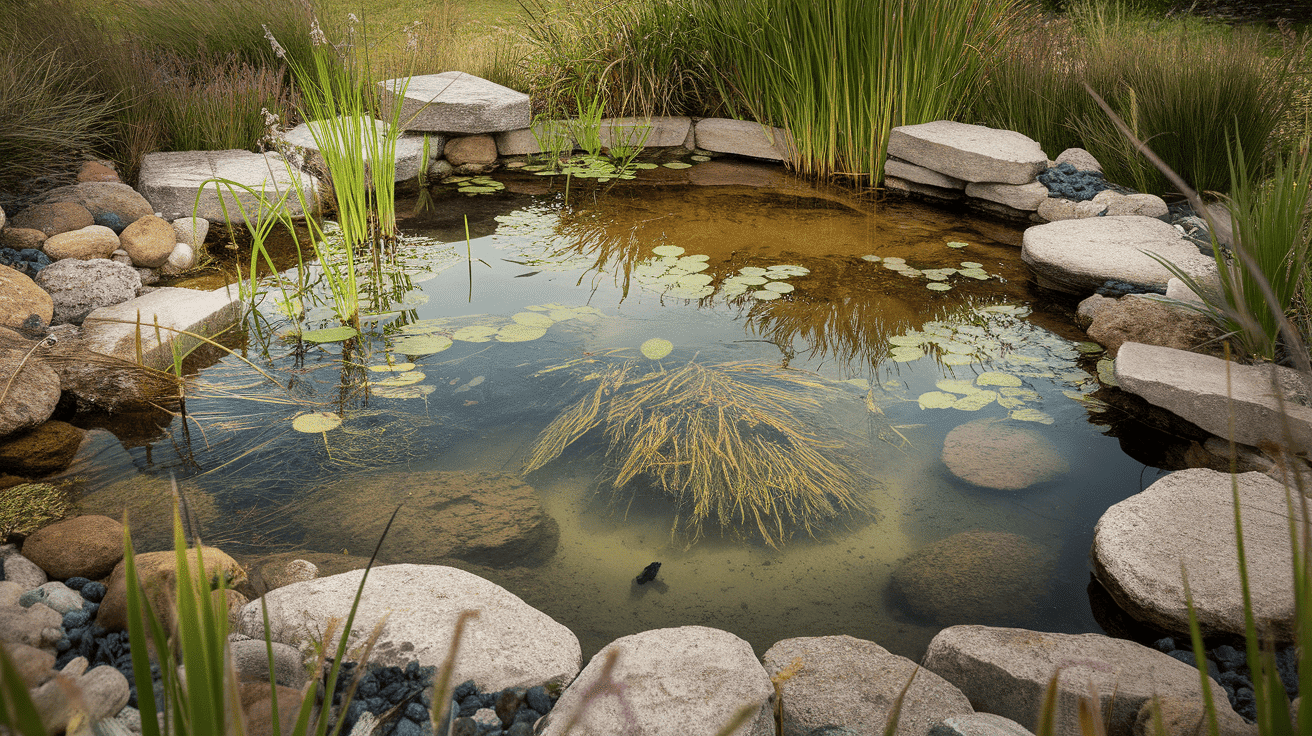 Shallow Wildlife Habitat Pond