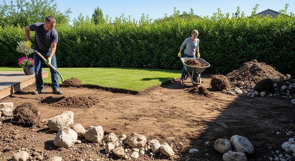 Step 2: Excavate the Soil