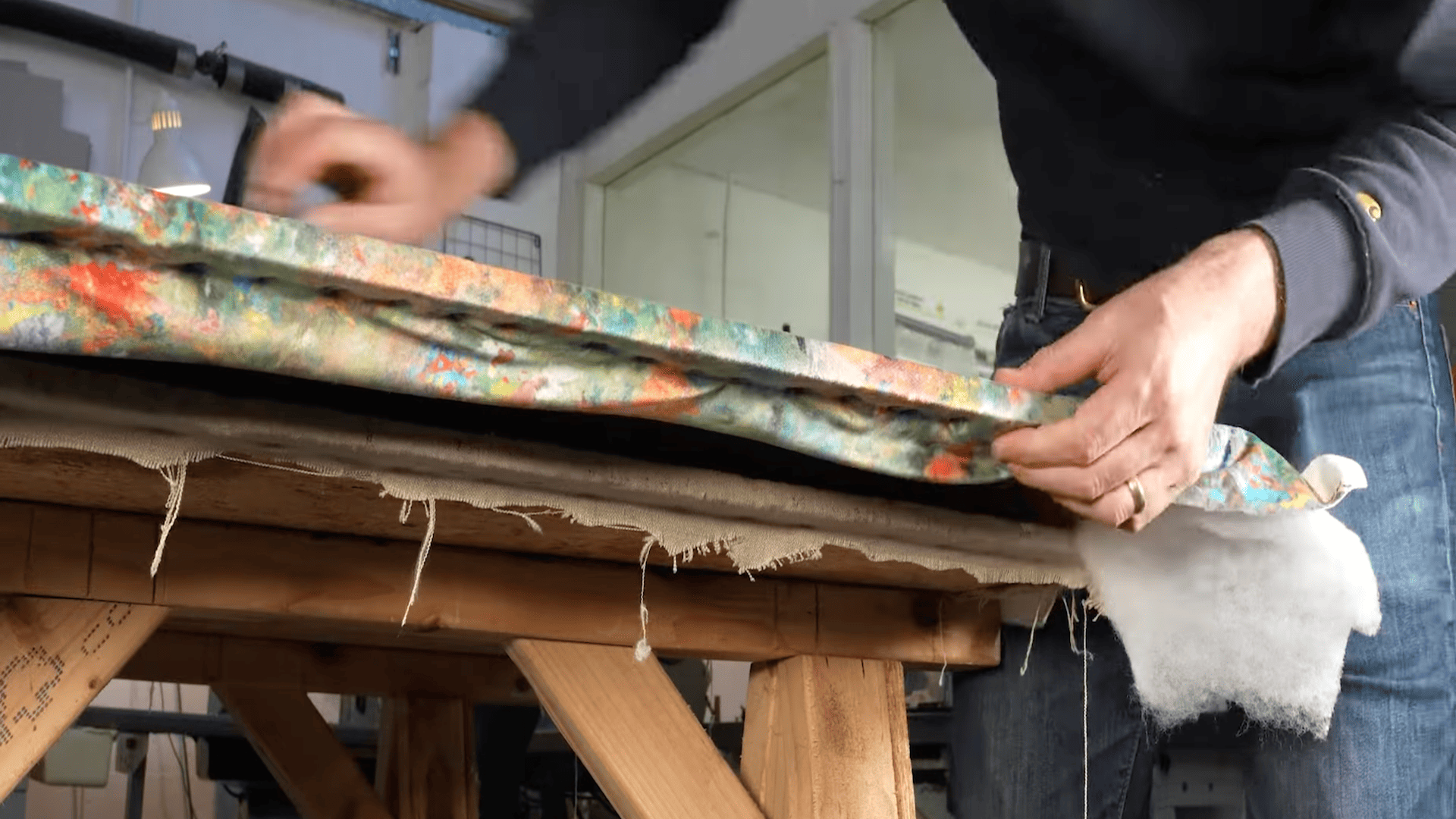 Step 5: Attach Mattress Slip Fabric