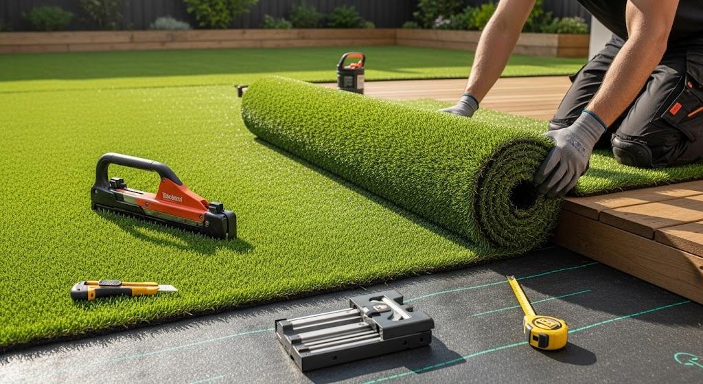 Step 5: Roll Out and Position the Turf