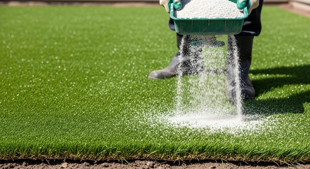 Step 8: Apply Silica Sand Infill