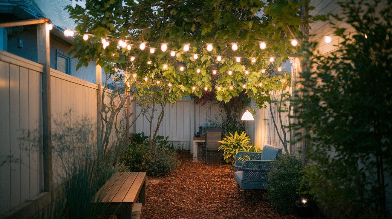 String Light Garden