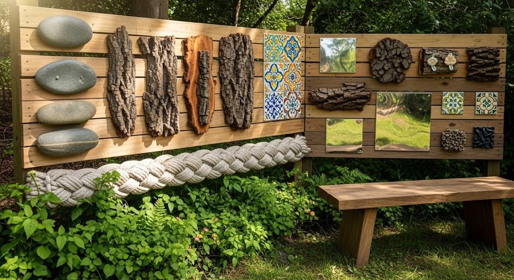 Tactile Wall with Different Textures