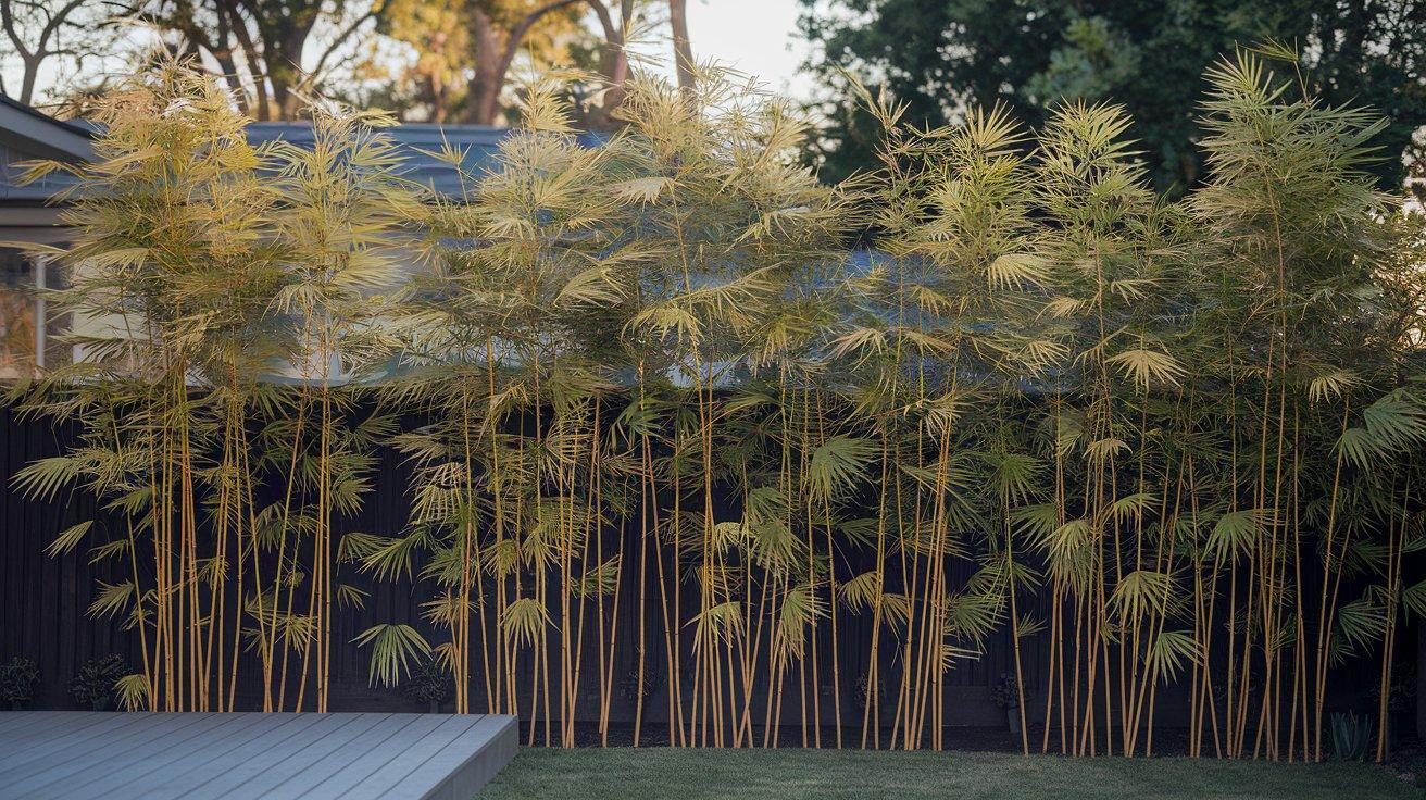 Tall Bamboo Privacy Screen