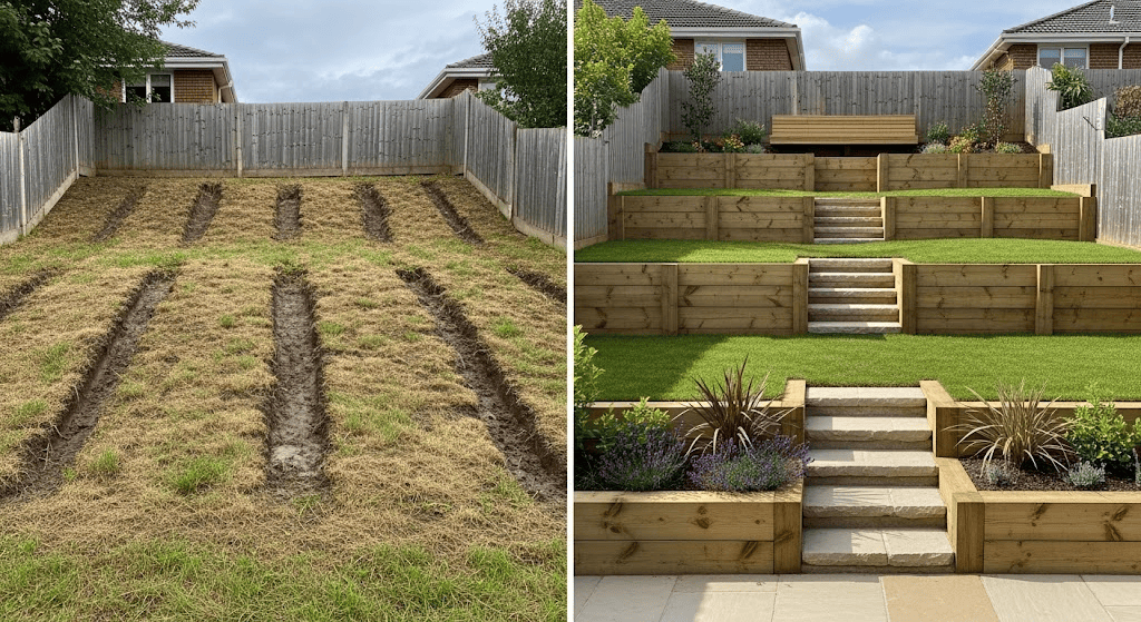 Terraced-Garden-with-Retaining-Walls