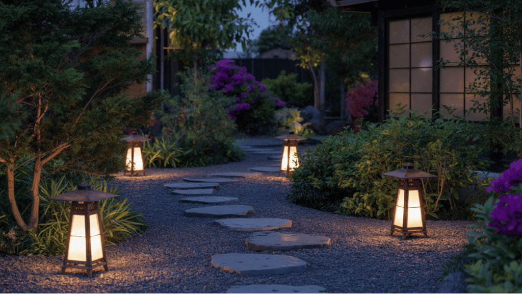 Lighting-in-a-Japanese-Garden